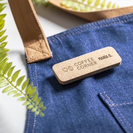 Badge Sartal Éco-Friendly en Liège Naturel