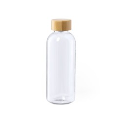 Gourde Éco-responsable et Durable Personnalisée Solarix Matières : bambou Couleurs : transparent