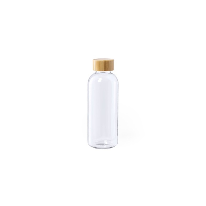 Gourde Éco-responsable et Durable Personnalisée Solarix Matières : bambou Couleurs : transparent