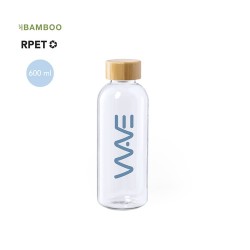 Gourde Éco-responsable et Durable Personnalisée Solarix Matières : bambou Couleurs : transparent 2