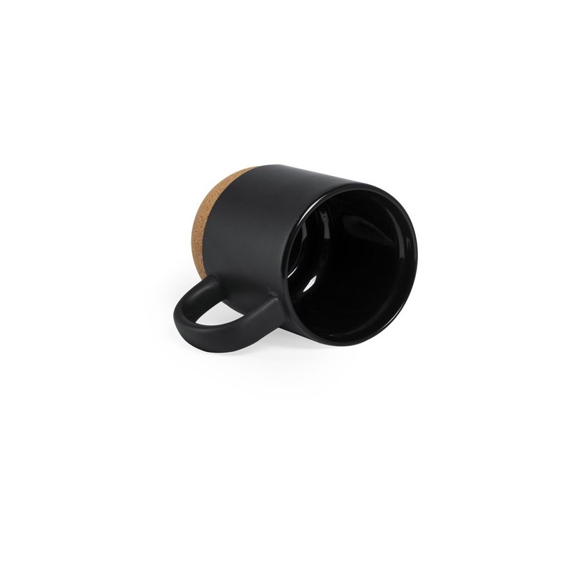 Tasse Éco-Friendly Personnalisée de 300 ml - Bokun Matières : liège Couleurs : noir marquage laser ultra précis