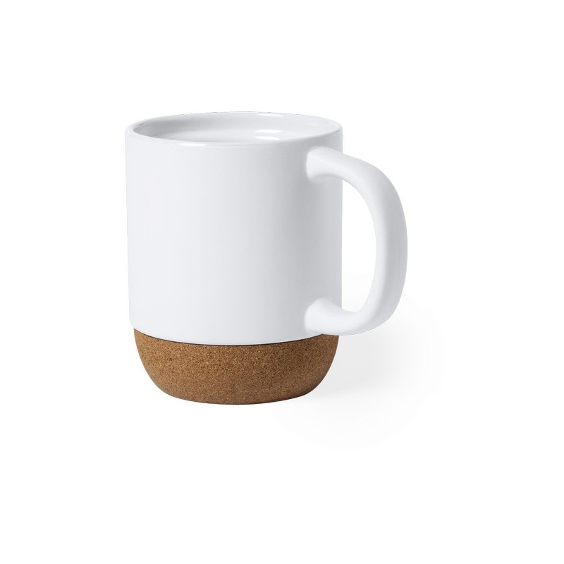 Tasse Éco-Friendly Personnalisée de 300 ml - Bokun Matières : liège Couleurs : blanc goodies entreprise design