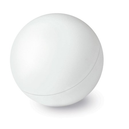 Balle Antistress Personnalisée pour Détente Quotidienne - DESCANSO Matières : PU Couleurs : blanc