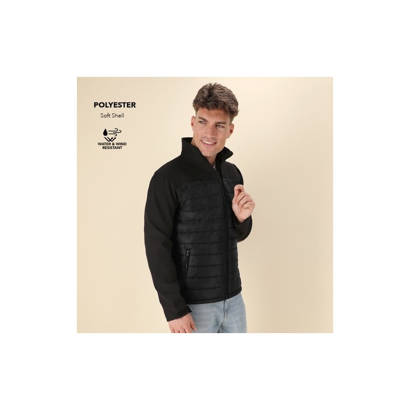 Veste Imperméable et Respirante Personnalisée pas cher - Cornal Matières : polyester Taille textile : XXL Couleurs : noir objet 