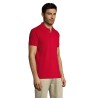 Polo personnalisé homme en polycoton 200g - PRIME MEN Matières : PET Taille textile : XXL Couleurs : rouge goodies publicitaire 