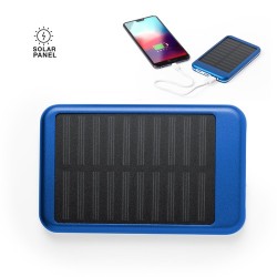 Batterie solaire personnalisée 4000 mAh - Power Bank Rudder Matières : aluminium Couleurs : noir 2
