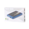 Batterie solaire personnalisée 4000 mAh - Power Bank Rudder Matières : aluminium Couleurs : bleu cadeau collaborateur premium