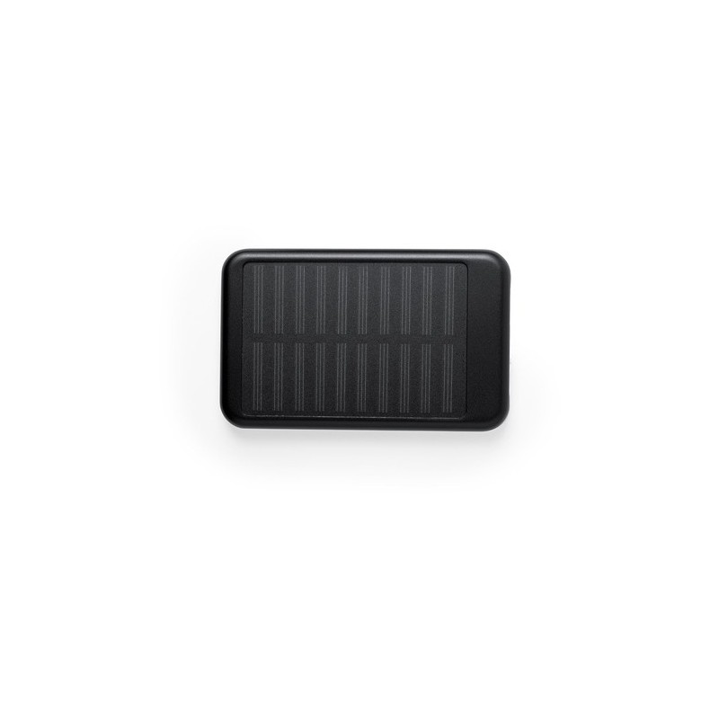 Batterie solaire personnalisée 4000 mAh - Power Bank Rudder Matières : aluminium Couleurs : rouge cadeau client original