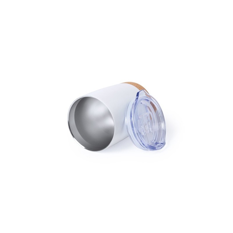 Verre thermique isotherme et design personnalisé Nerux Matières : liège Couleurs : argenté livraison express 24h 48h