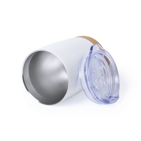 Verre thermique isotherme et design personnalisé Nerux Matières : liège Couleurs : argenté marquage laser ultra précis