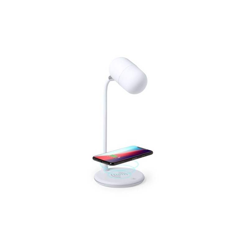 Lampe multifonction personnalisée avec éclairage et chargeur - Lerex Couleurs : blanc