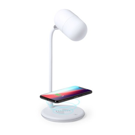 Lampe multifonction personnalisée avec éclairage et chargeur - Lerex Couleurs : blanc