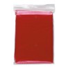 Poncho de secours Imperméable et Pratique Personnalisé - SPRINKLE Matières : polyéthylène (PE) Couleurs : rouge personnalisable 