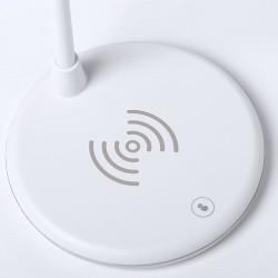 Lampe multifonction personnalisée avec éclairage et chargeur - Lerex Couleurs : blanc marquage laser ultra précis