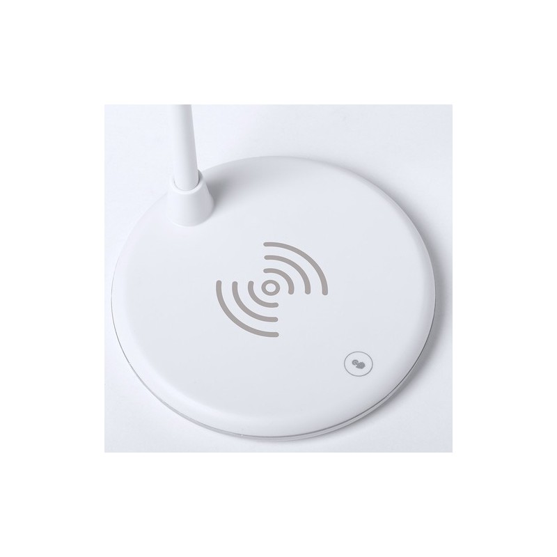 Lampe multifonction personnalisée avec éclairage et chargeur - Lerex Couleurs : blanc marquage laser ultra précis