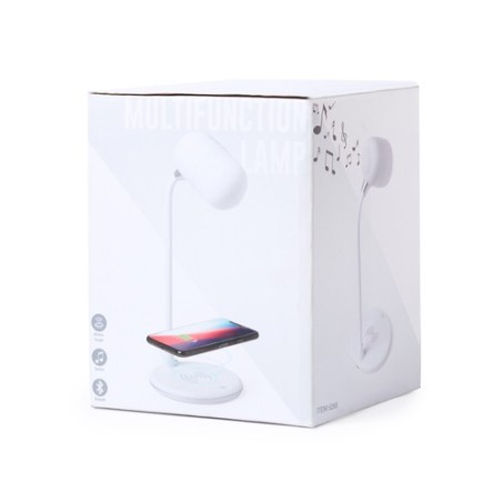 Lampe multifonction personnalisée avec éclairage et chargeur - Lerex Couleurs : blanc personnalisation rapide en France