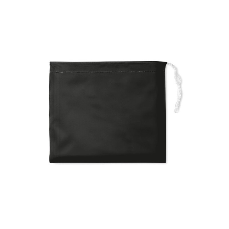 Poncho Personnalisé Éco-responsable REGAL Matières : PVC Couleurs : noir