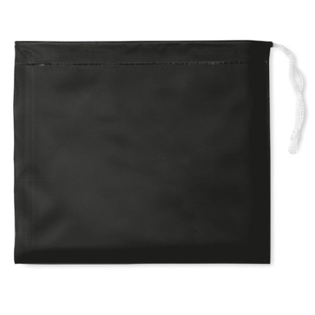 Poncho Personnalisé Éco-responsable REGAL Matières : PVC Couleurs : noir