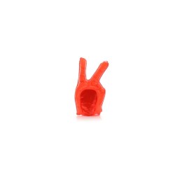Main animée personnalisée en objet publicitaire unique - Hogan Matières : LDPE Couleurs : rouge personnalisable avec votre logo