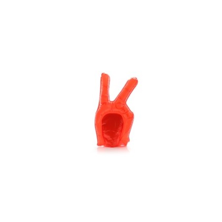 Main animée personnalisée en objet publicitaire unique - Hogan Matières : LDPE Couleurs : rouge personnalisable avec votre logo