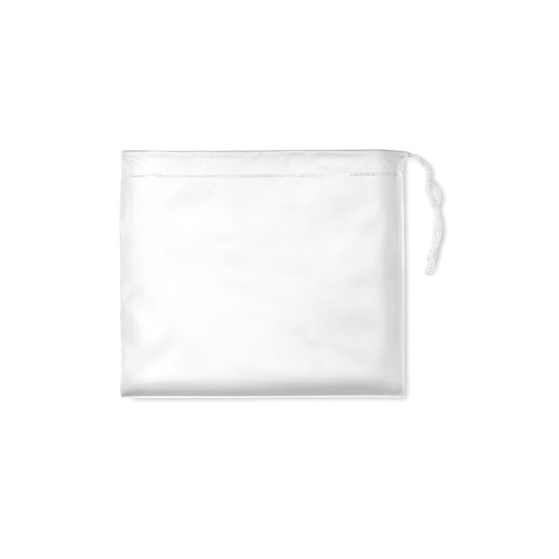 Poncho Personnalisé Éco-responsable REGAL Matières : PVC Couleurs : blanc cadeau entreprise pas cher