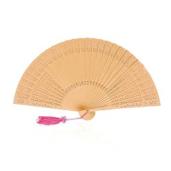 Éventail en Bois Naturel Personnalisé Pas Cher - Madera 2