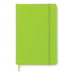 Bloc-notes A5 Personnalisé : ARCONOT Matières : papier Couleurs : vert citron marquage laser ultra précis