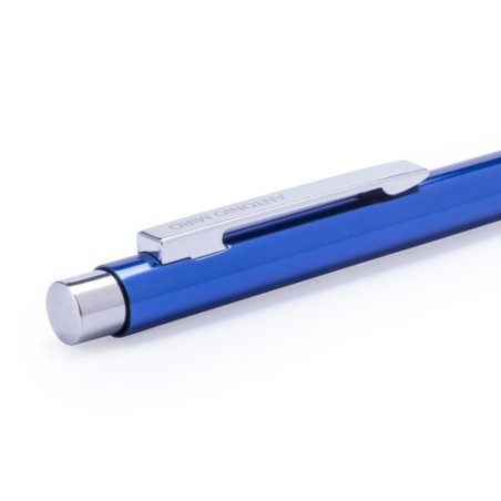 Stylo Personnalisable Élégant Sultik Matières : aluminium Couleurs : argenté marquage couleur éclatante