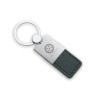 Porte-clés personnalisable en PU et métal - COLUMBUS Matières : métal Couleurs : noir personnalisable avec votre logo
