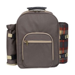 Sac de Pique-Nique Éco-responsable et Pratique pour 4 Personnes - HIGH PARK Matières : PET Couleurs : marron