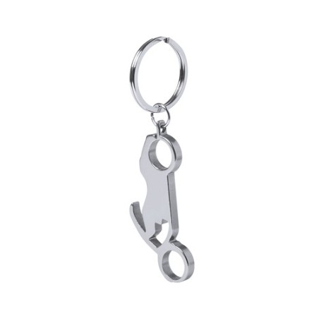 Porte-Clés Ouvre Bouteille Personnalisé Moto Blicher Matières : aluminium Couleurs : argenté