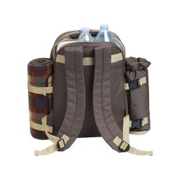 Sac de Pique-Nique Éco-responsable et Pratique pour 4 Personnes - HIGH PARK Matières : PET Couleurs : marron cadeau entreprise p