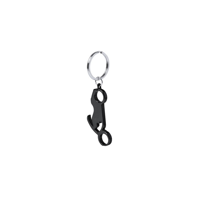 Porte-Clés Ouvre Bouteille Personnalisé Moto Blicher Matières : aluminium Couleurs : noir personnalisable avec votre logo
