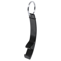 Porte-Clés Ouvre Bouteille Personnalisé Idéal pour Offrir - Milter Matières : aluminium Couleurs : noir impression haute définit