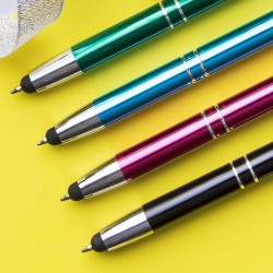 Stylo Multifonction Personnalisé Unique Bille Mitch Matières : aluminium Couleurs : bleu clair cadeau entreprise pas cher