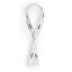 Bracelet Personnalisé Identité - Mendol Matières : polyester Couleurs : bleu clair impression logo haute qualité