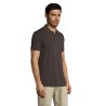 Polo personnalisé homme en polycoton 200g - PRIME MEN Matières : PET Taille textile : L Couleurs : gris foncé personnalisation r