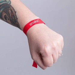 Bracelet Personnalisé Identité - Mendol Matières : polyester Couleurs : bleu cadeau entreprise pas cher
