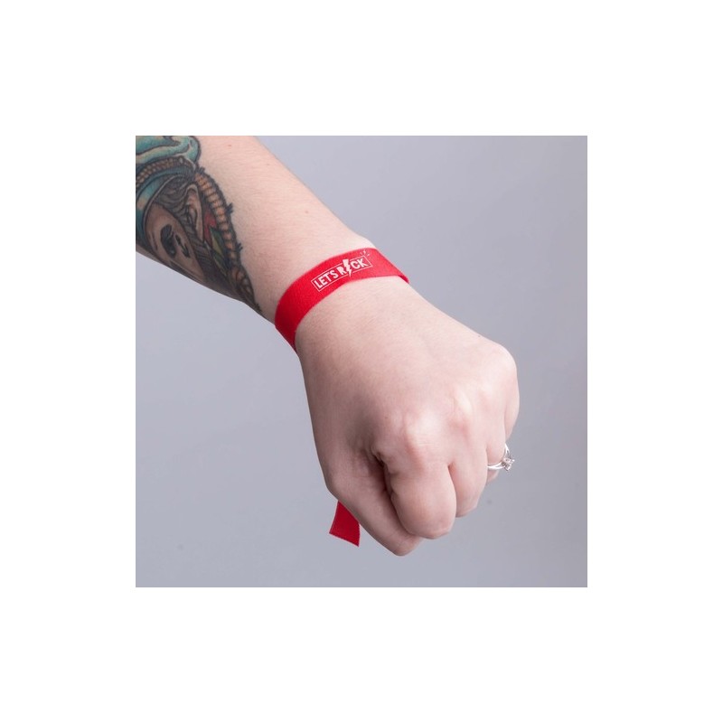 Bracelet Personnalisé Identité - Mendol Matières : polyester Couleurs : jaune personnalisation sur mesure