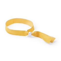 Bracelet Personnalisé Identité - Mendol Matières : polyester Couleurs : jaune objet promo petit budget