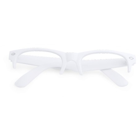 Monture de Lunettes Personnalisée de Style et de Qualité - Options Couleurs : blanc cadeau entreprise pas cher