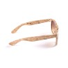 Lunettes de Soleil Personnalisées à Protection Style Pas Cher Haris Couleurs : marron foncé objet promotionnel éco-responsable