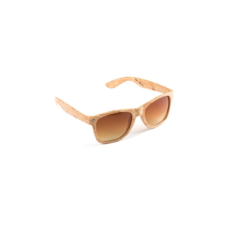 Lunettes de Soleil Personnalisées à Protection Style Pas Cher Haris Couleurs : marron foncé cadeau collaborateur premium