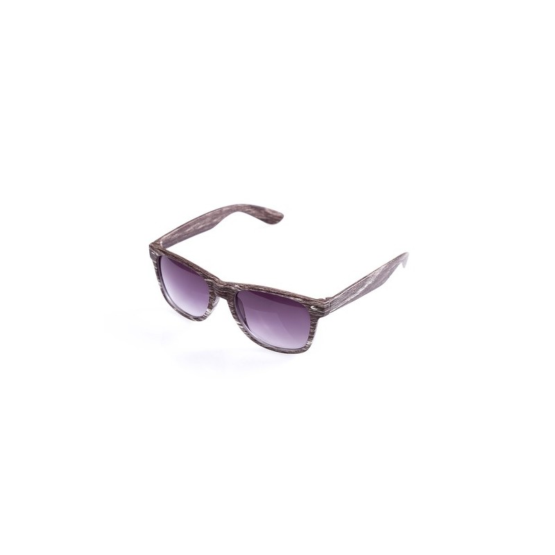 Lunettes de Soleil Personnalisées à Protection Style Pas Cher Haris Couleurs : marron foncé cadeau client original