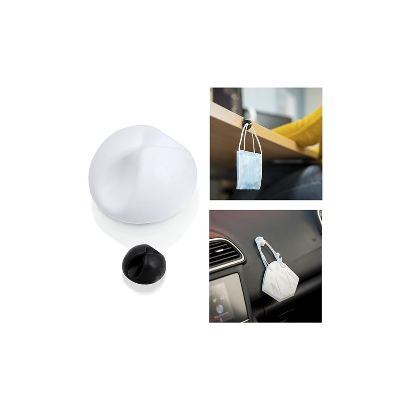 Support Adhésif Multifonction Personnalisé de Mita Couleurs : noir cadeau entreprise pas cher