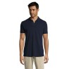 Polo personnalisé homme en polycoton 200g - PRIME MEN Matières : PET Taille textile : 3XL Couleurs : french navy impression haut