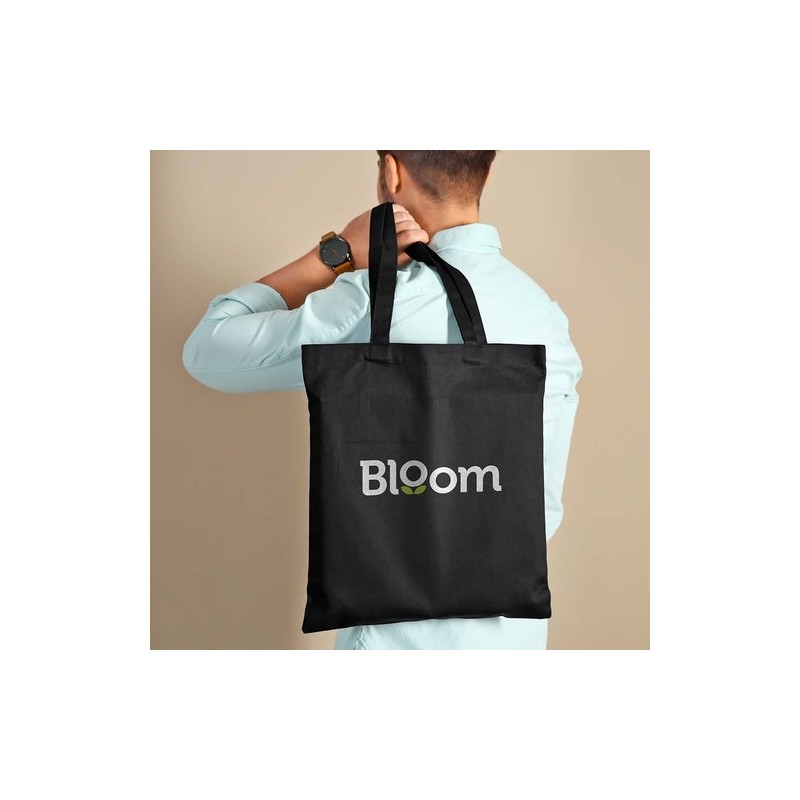 Sac Pratique Éco-responsable Cadeau d'Entreprise Geiser Matières : coton Couleurs : bleu marine personnalisation rapide en Franc