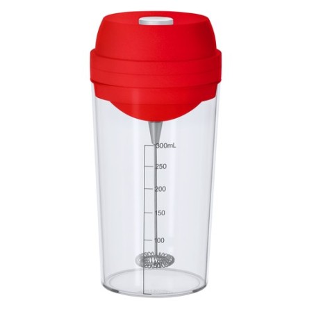 Verre personnalisé mélangeur pas cher Darby Couleurs : rouge goodies publicitaire événementiel