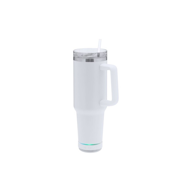 Carafe thermique personnalisée à prix réduit - Haut-Parleurs Tracir Matières : acier inoxydable Couleurs : blanc