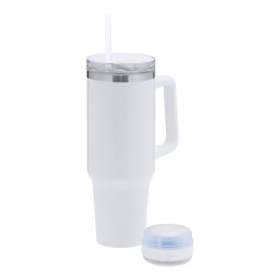 Carafe thermique personnalisée à prix réduit - Haut-Parleurs Tracir Matières : acier inoxydable Couleurs : blanc objet promotion